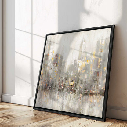 Bright City Nights Canvas Print
