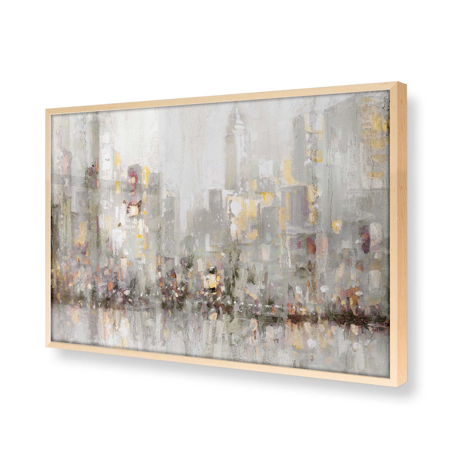 [Color:Raw Maple], Picture of art in a Raw Maple frame of the corner