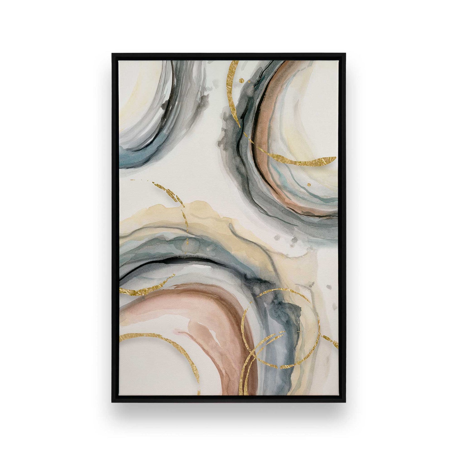 Swirling Elegance Canvas Print, Set of 2