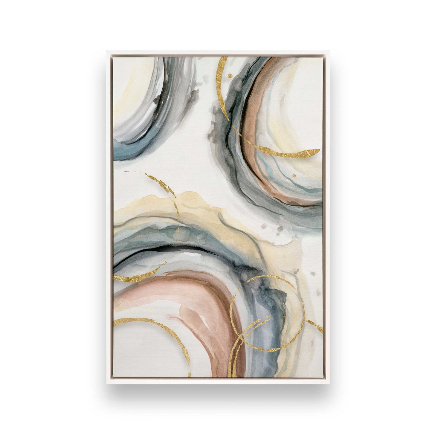 Swirling Elegance Canvas Print, Set of 2