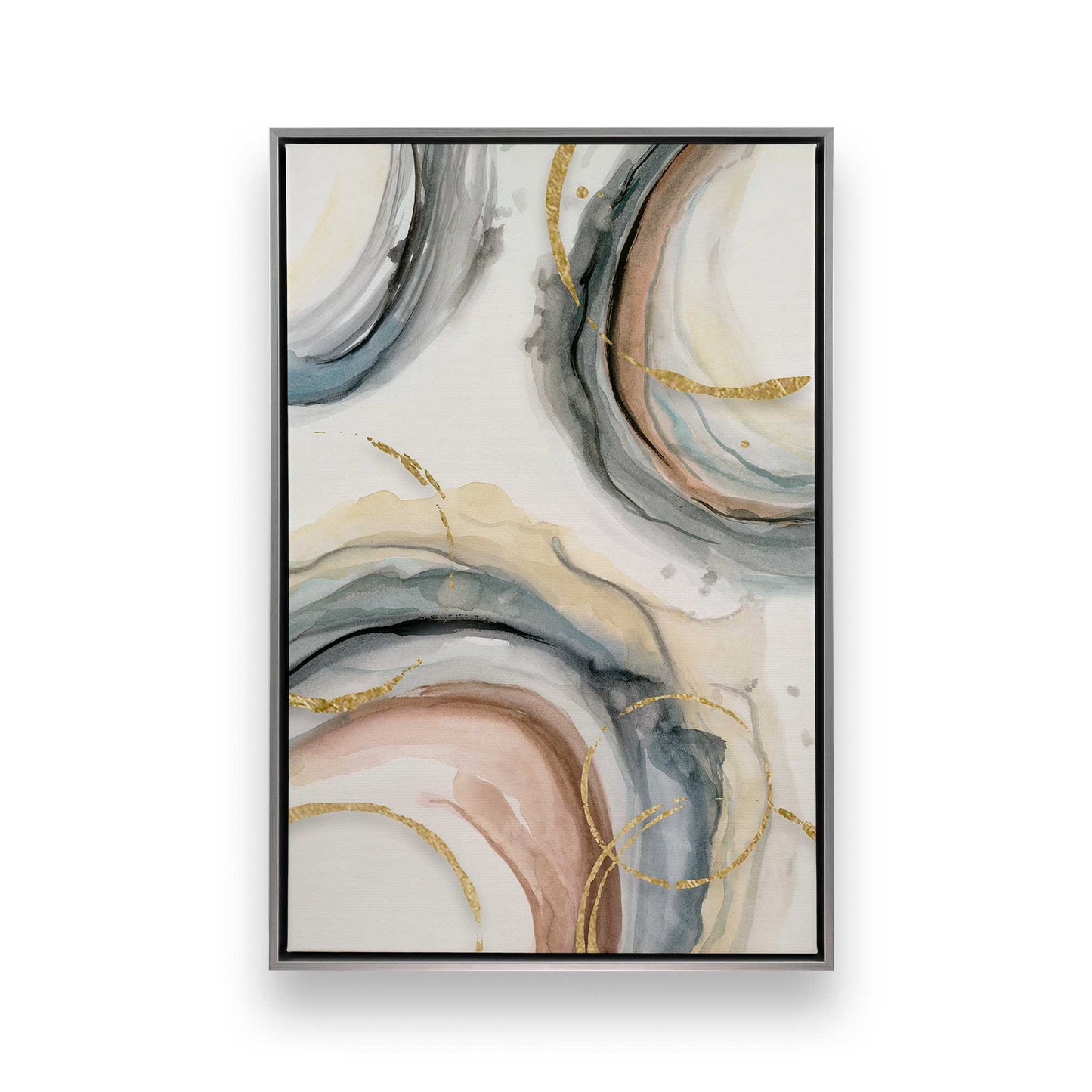 Swirling Elegance Canvas Print, Set of 2