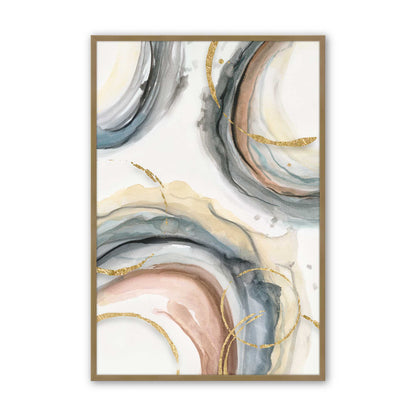Swirling Elegance Art Print, Set of 2