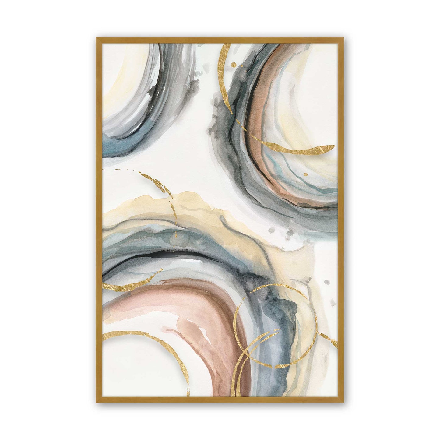 Swirling Elegance Art Print, Set of 2