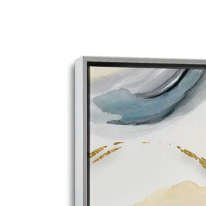 Golden Swirls Canvas Print, Set of 2