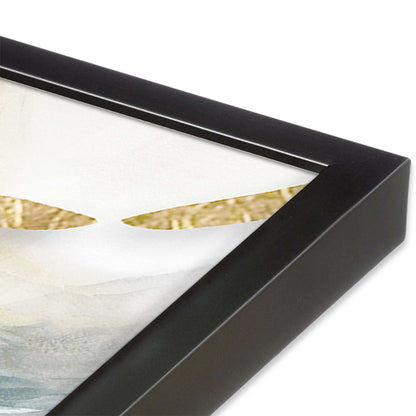 Golden Swirls Art Print, Set of 2