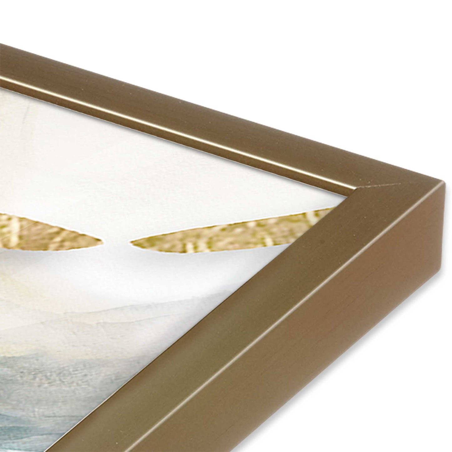 Golden Swirls Art Print, Set of 2