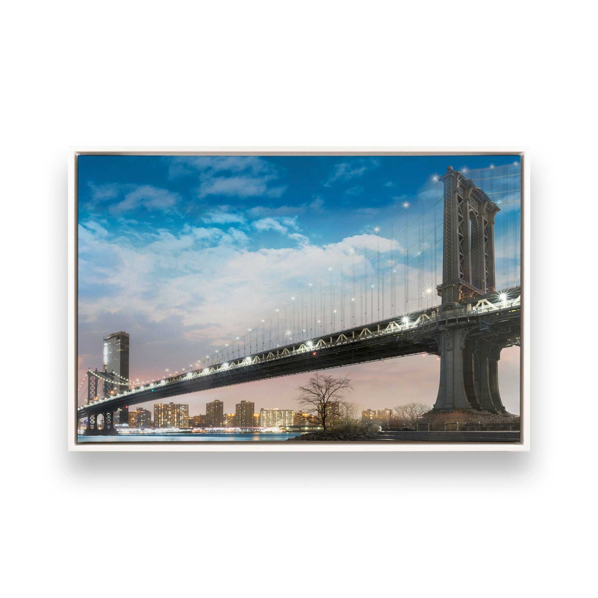 [Color:Opaque White], Picture of art in a White frame
