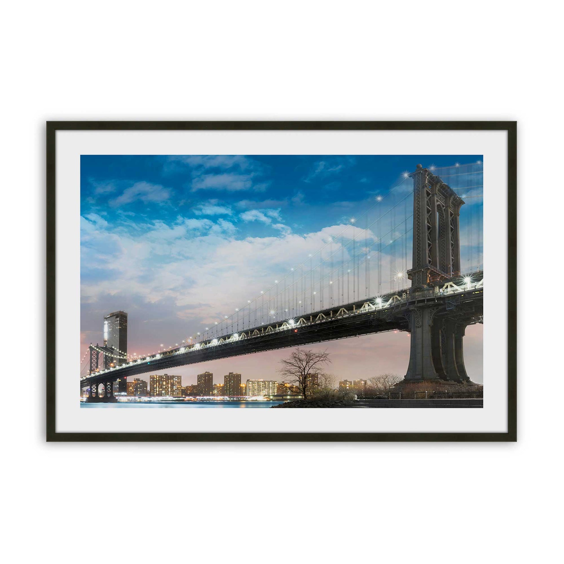 [Color:Satin Black], Picture of art in a Satin Black frame
