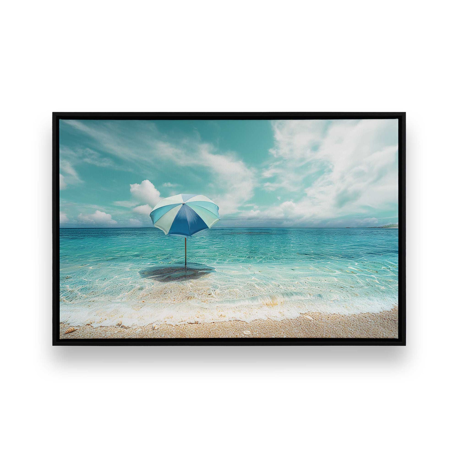 [Color:Satin Black], Picture of art in a Satin Black frame
