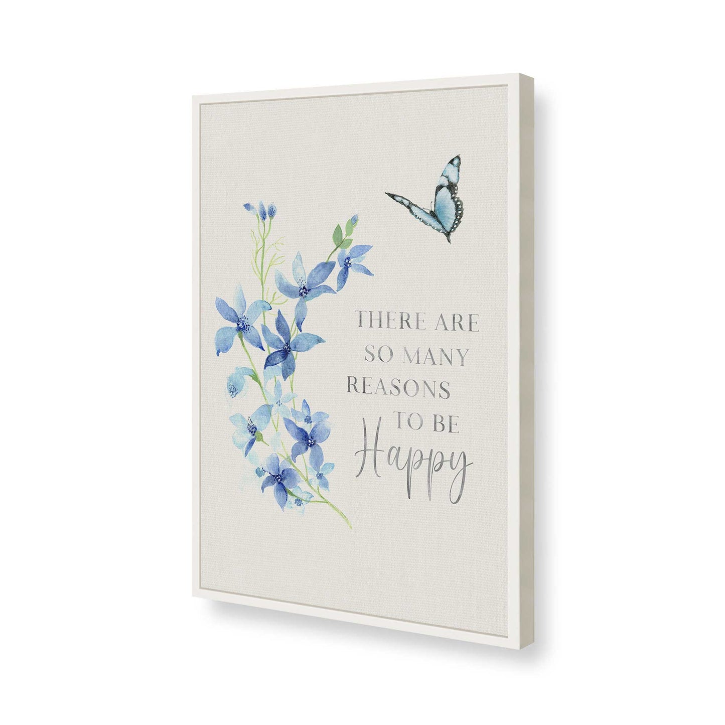 [Color:Opaque White], Picture of art in a Opaque White frame of the corner