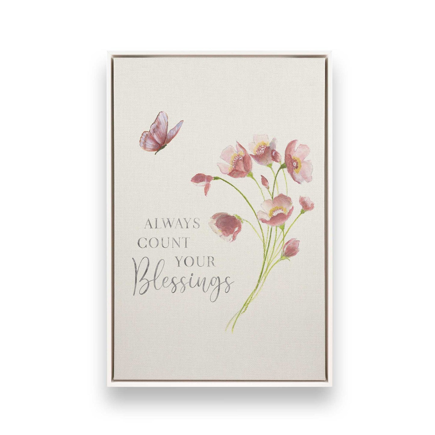 [Color:Opaque White], Picture of art in a White frame