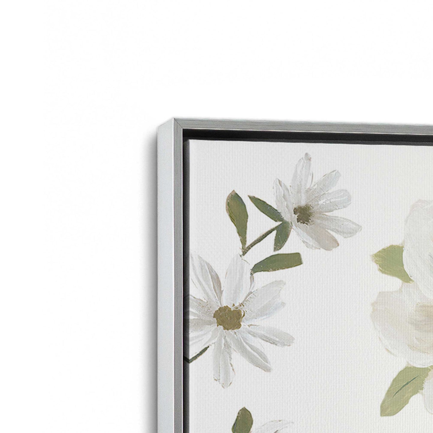 [Color:Polished Chrome], Picture of art in a Polished Chrome frame at an angle