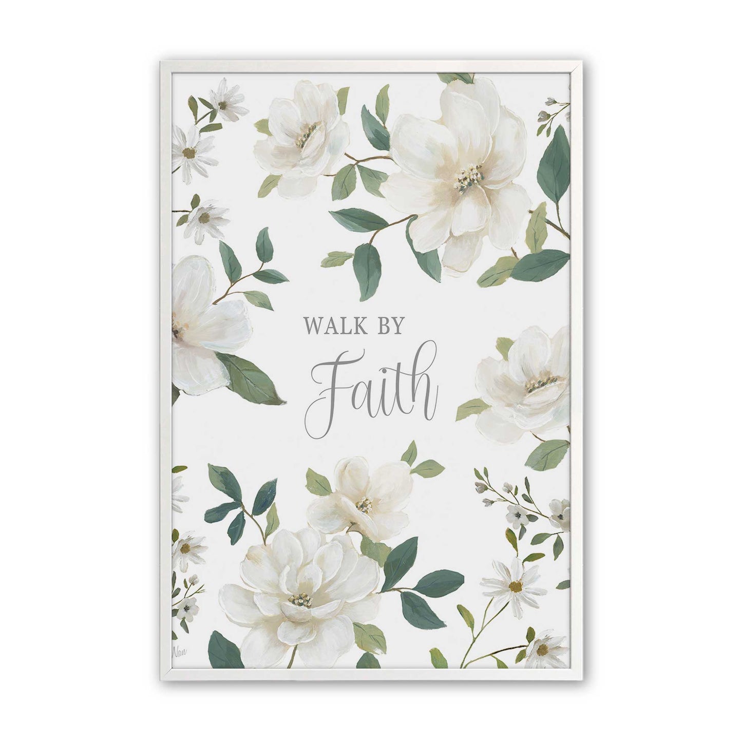 [Color:Opaque White], Picture of art in a Opaque White frame