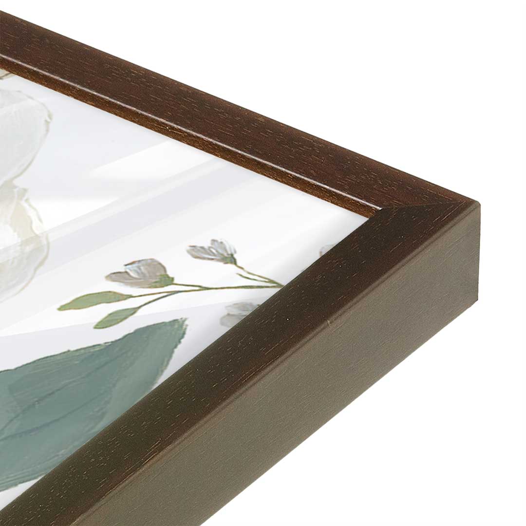 [Color:Belvinder Brown], Picture of art in a Belvinder Brown frame at an angle
