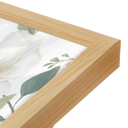 [Color:American Maple], Picture of art in a American Maple frame at an angle