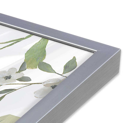 [Color:Polished Chrome], Picture of art in a Polished Chrome frame at an angle