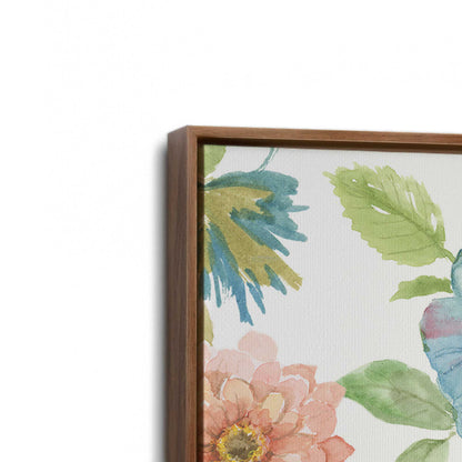 [Color:Walnut], Picture of art in a Walnut frame at an angle