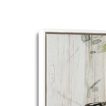 [Color:Opaque White], Picture of art in a White frame at an angle