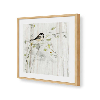 [Color:American Maple], Picture of art in a American Maple frame of the corner
