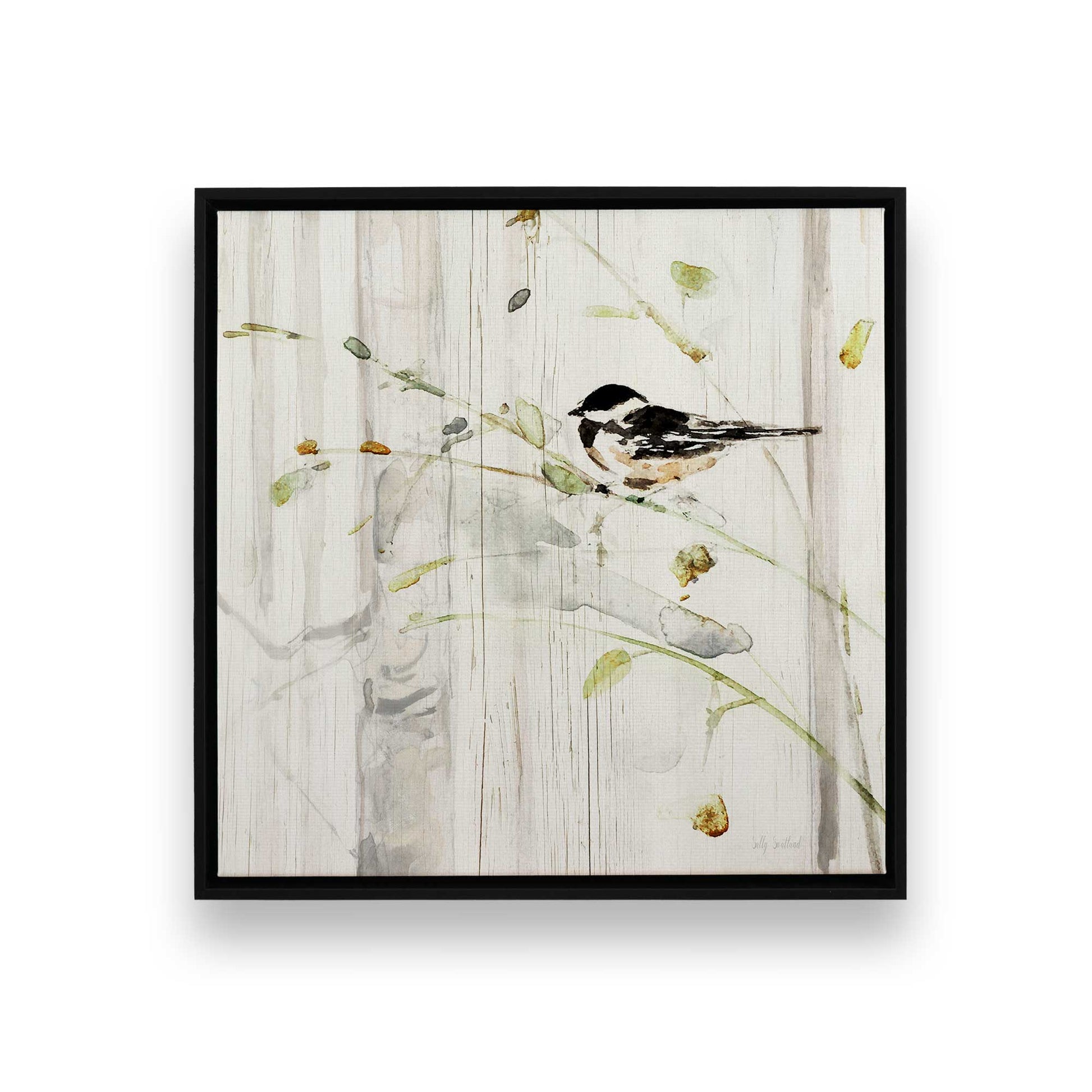 [Color:Satin Black], Picture of art in a Satin Black frame