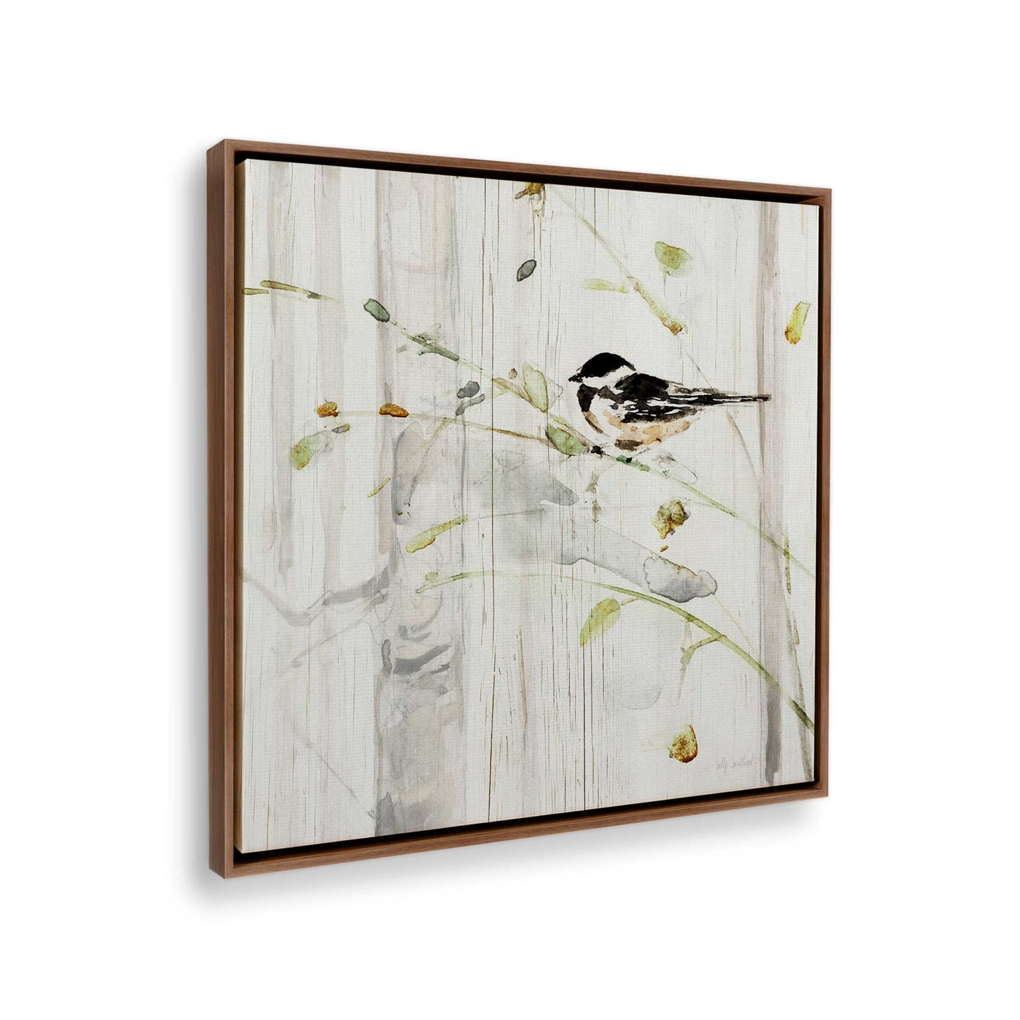 [Color:Walnut], Picture of the corner of the art