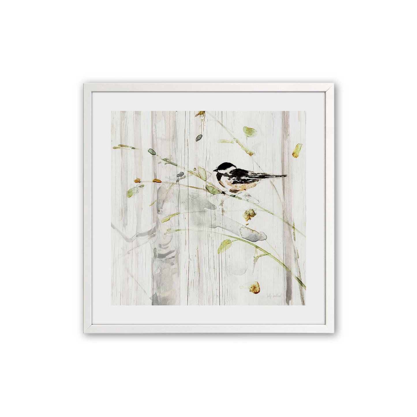 [Color:Opaque White], Picture of art in an Opaque White frame