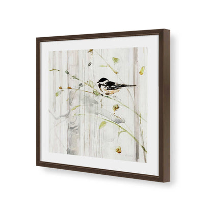 [Color:Espresso], Picture of art in a Espresso frame of the corner
