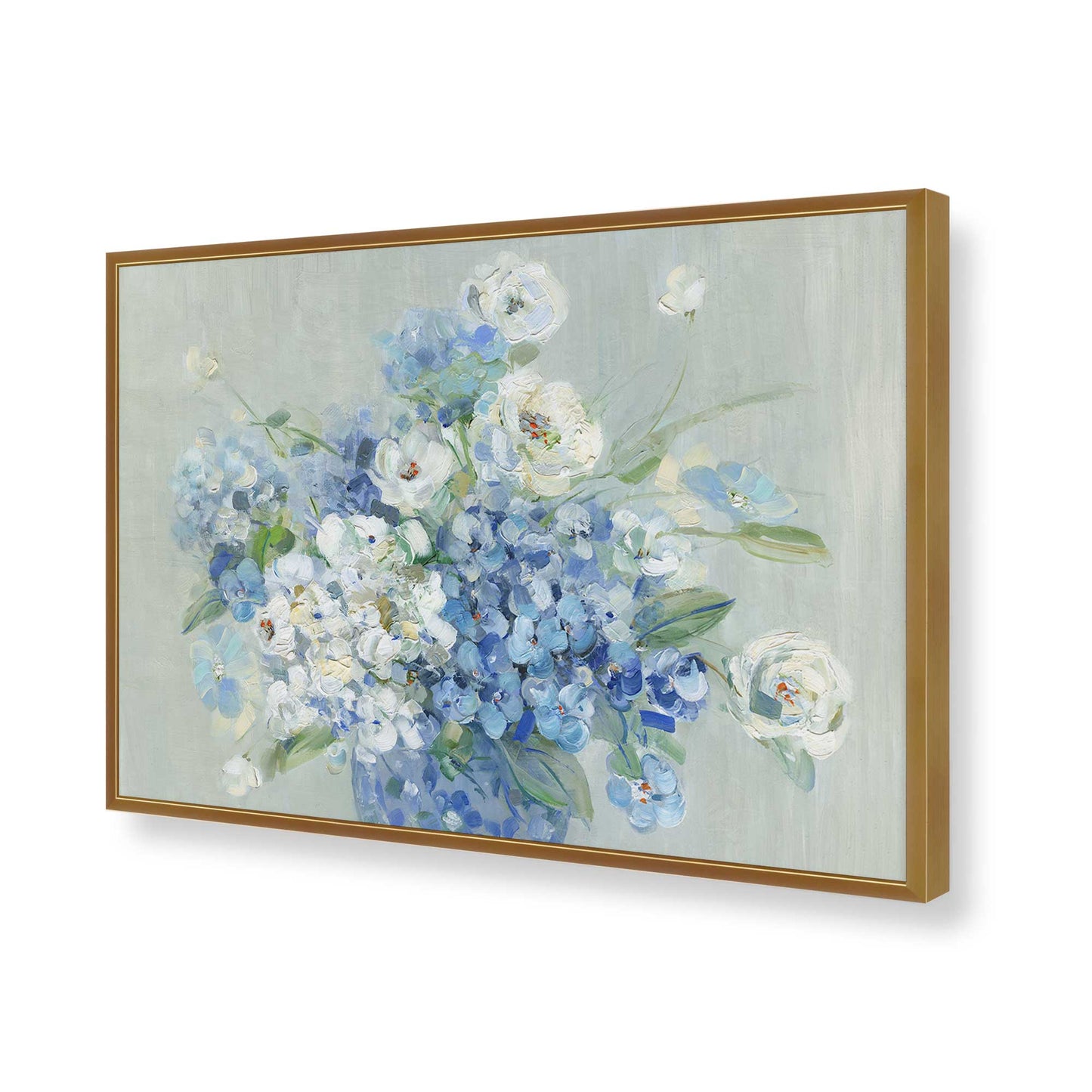[Color:Polished Gold], Picture of art in a Polished Gold frame of the corner