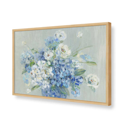 [Color:American Maple], Picture of art in a American Maple frame of the corner