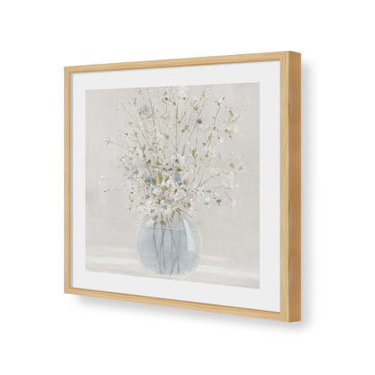 [Color:American Maple], Picture of art in a American Maple frame of the corner