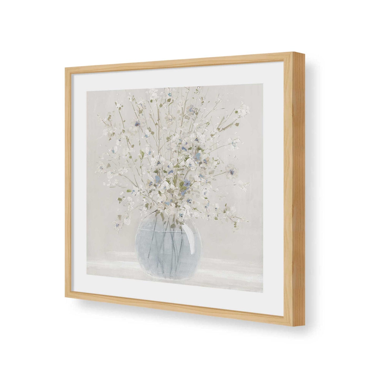 [Color:American Maple], Picture of art in a American Maple frame of the corner