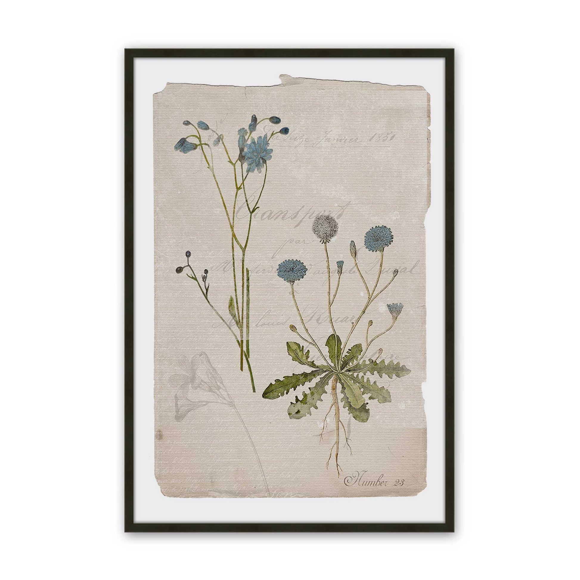 [Color:Satin Black], Picture of art in a Satin Black frame