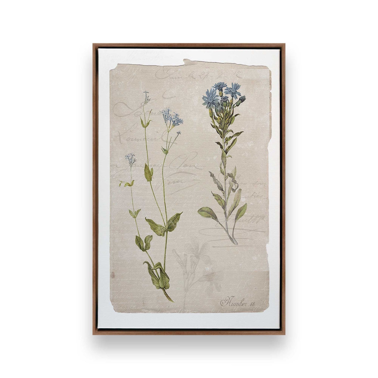 [Color:Walnut], Picture of art in a Walnut frame