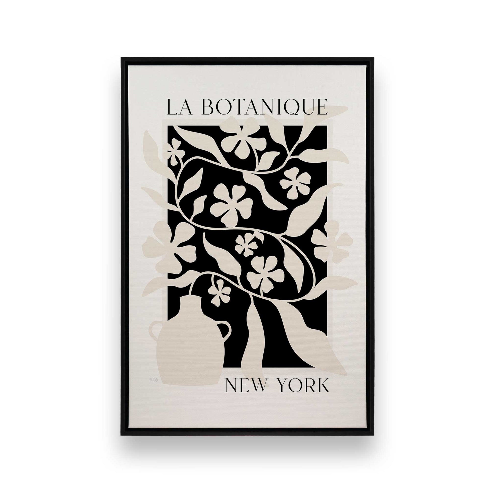 [Color:Satin Black], Picture of art in a Satin Black frame