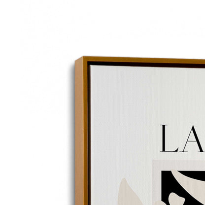 [Color:Polished Gold], Picture of art in a Polished Gold frame at an angle