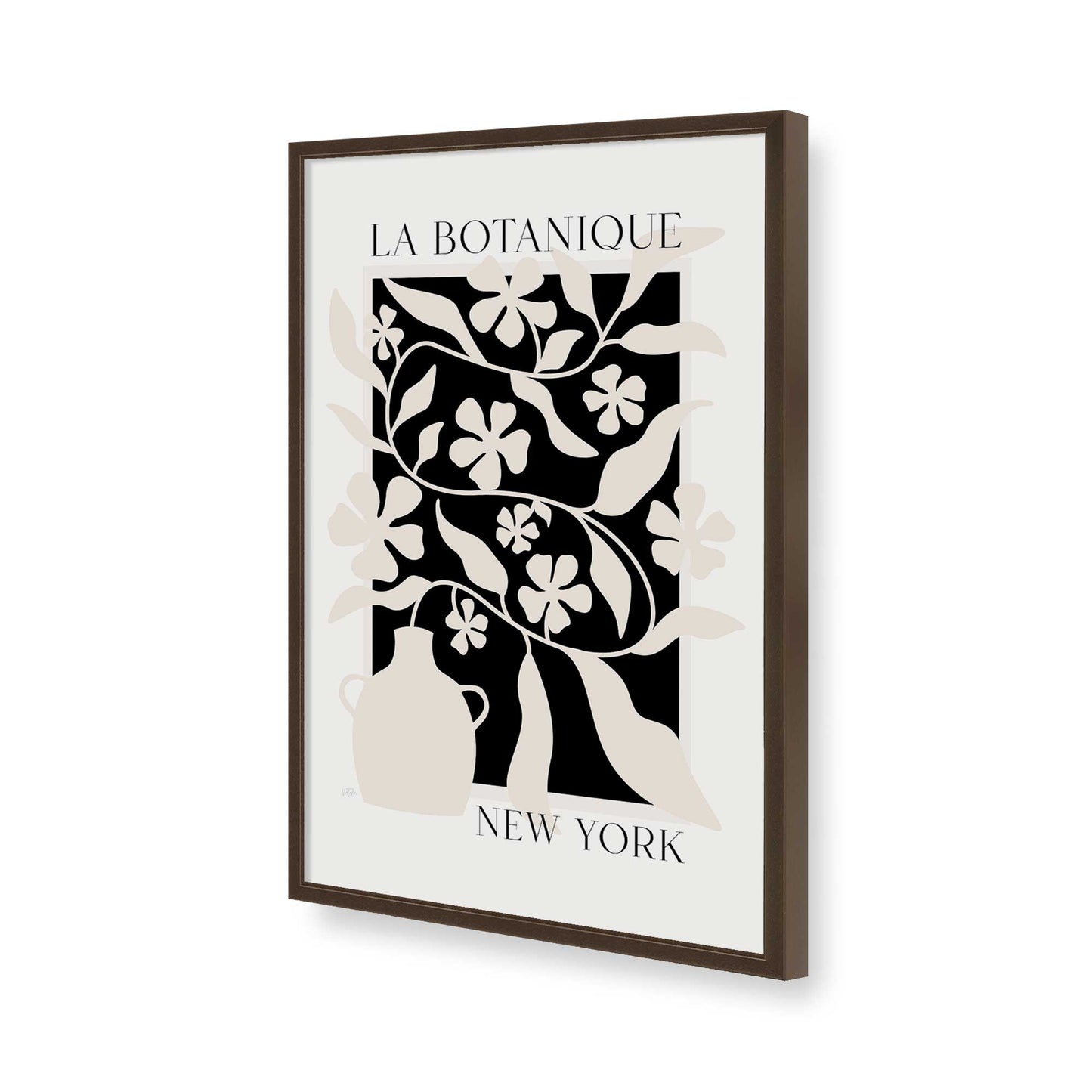 [Color:Belvinder Brown], Picture of art in a Belvinder Brown frame of the corner