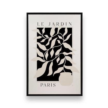 [Color:Satin Black], Picture of art in a Satin Black frame