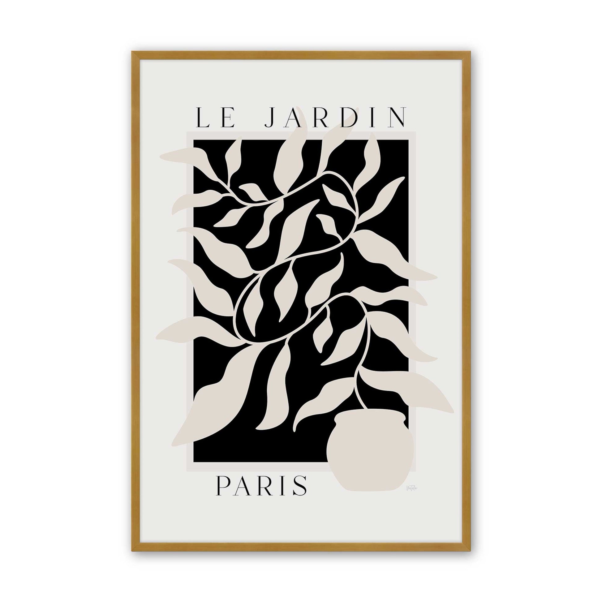 [Color:Polished Gold], Picture of art in a Polished Gold frame
