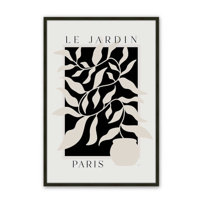 [Color:Satin Black], Picture of art in a Satin Black frame