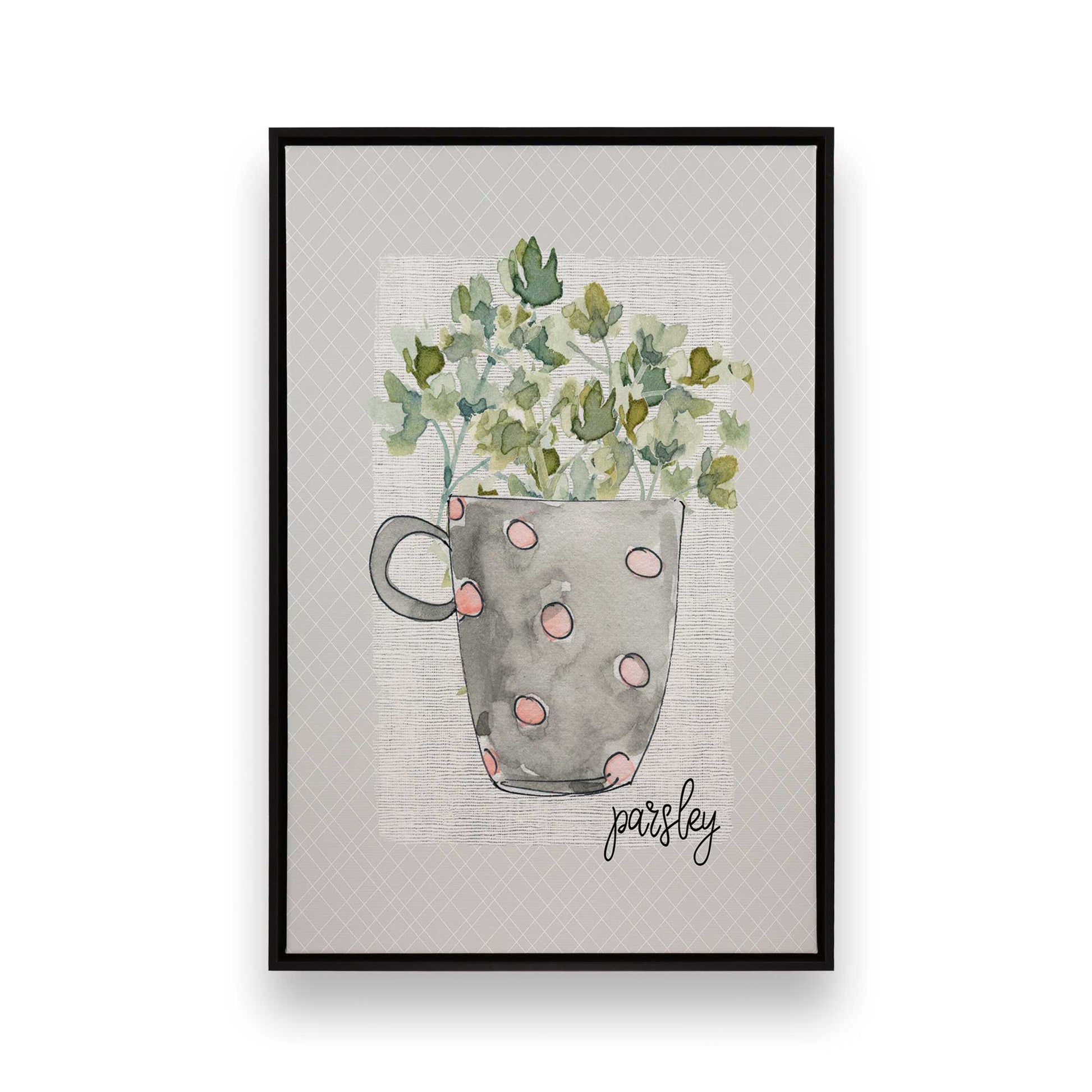 [Color:Satin Black], Picture of art in a Satin Black frame