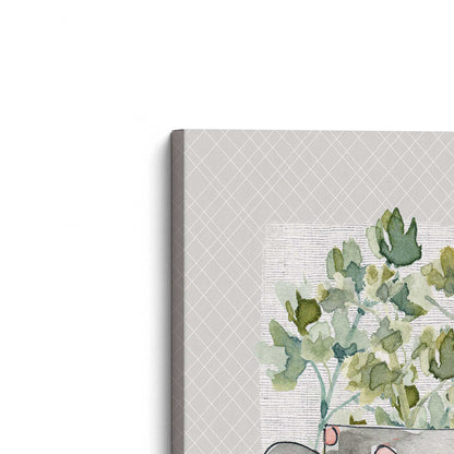 [Color:Stretched Canvas], Picture of the corner of the art
