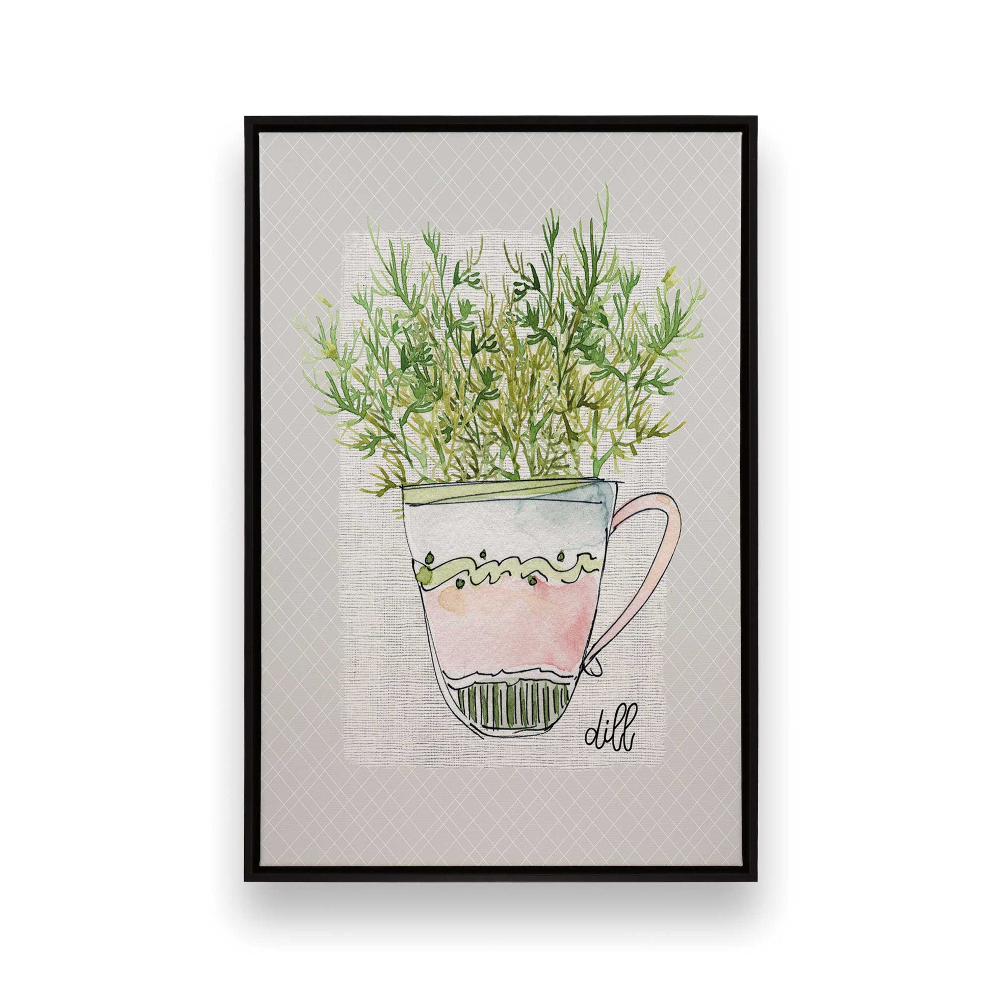 [Color:Satin Black], Picture of art in a Satin Black frame