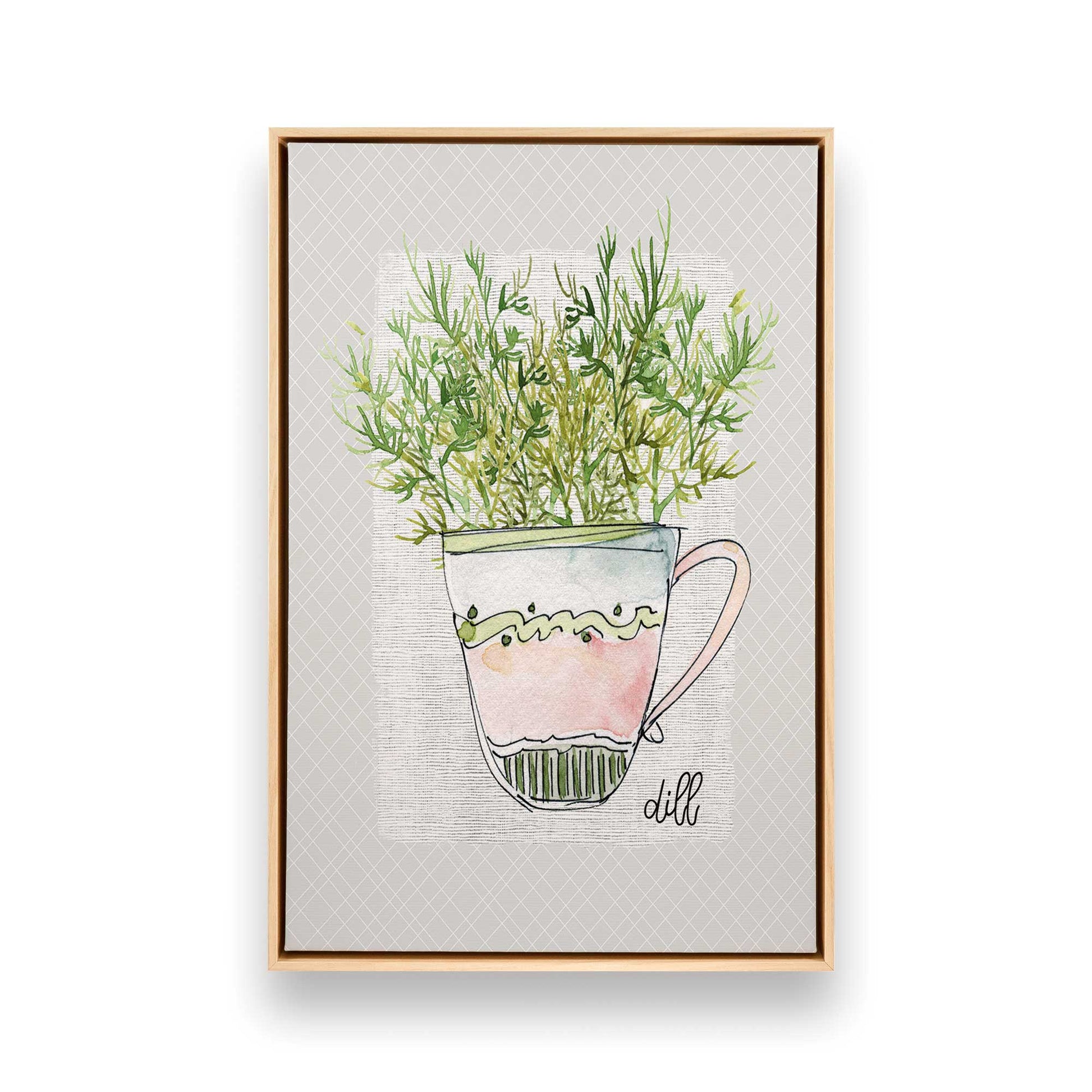 [Color:American Maple], Picture of art in an American Maple frame