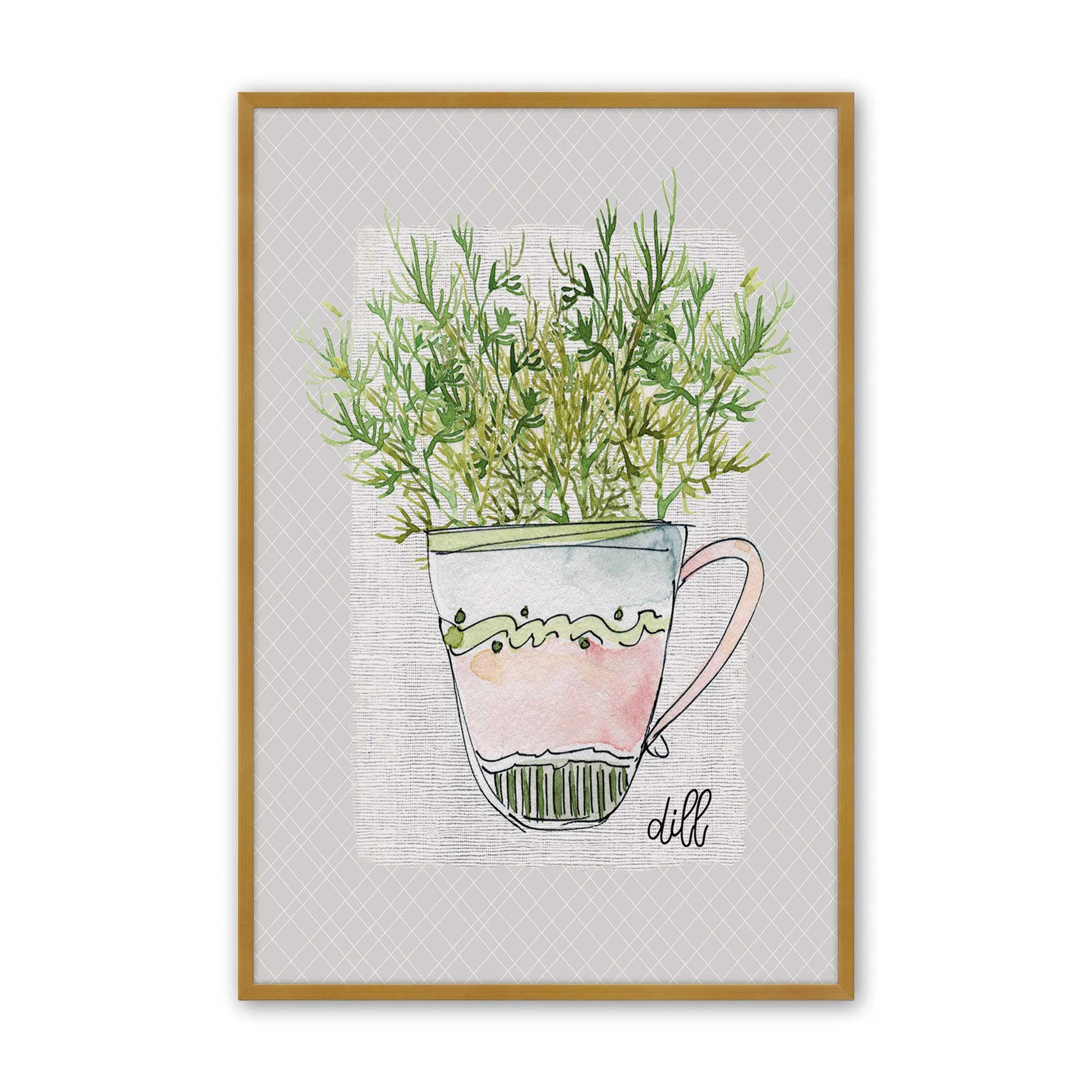 [Color:Polished Gold], Picture of art in a Polished Gold frame