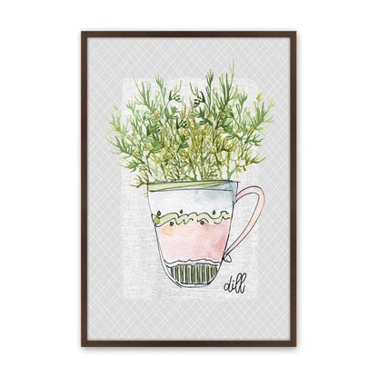 [Color:Belvinder Brown], Picture of art in a Belvinder Brown frame