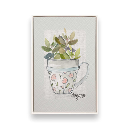 [Color:Opaque White], Picture of art in a White frame