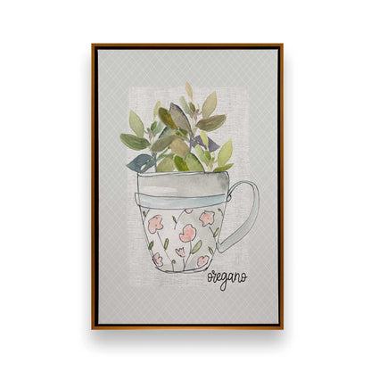 Happy Herbs, Set of 4 Canvas Prints
