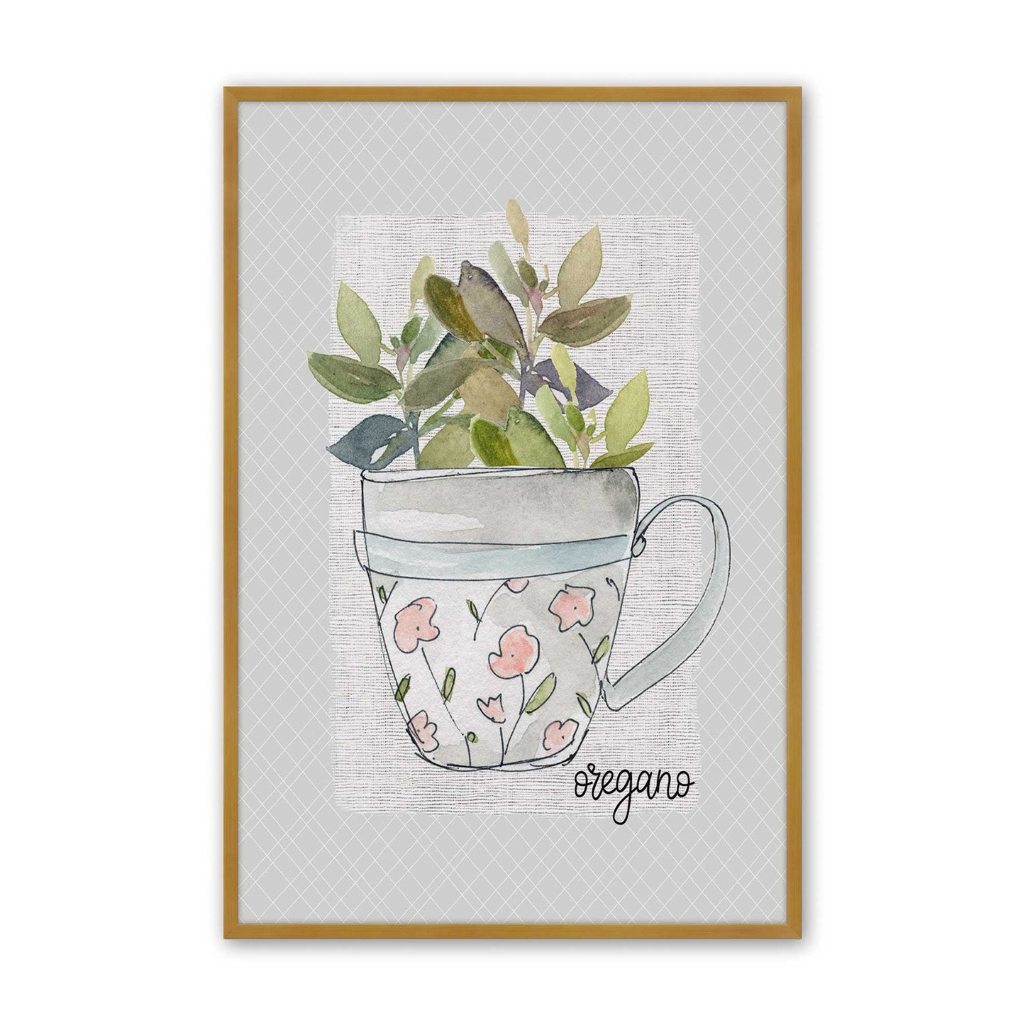 Happy Herbs Set of 4 At Prints