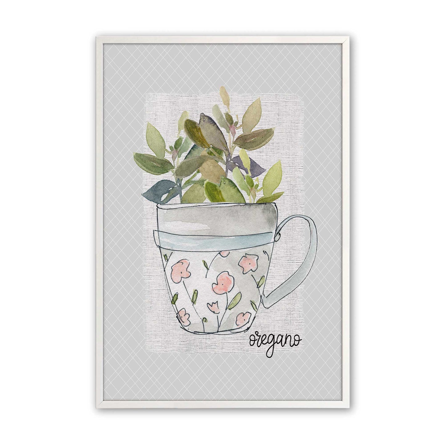 Happy Herbs Set of 4 At Prints