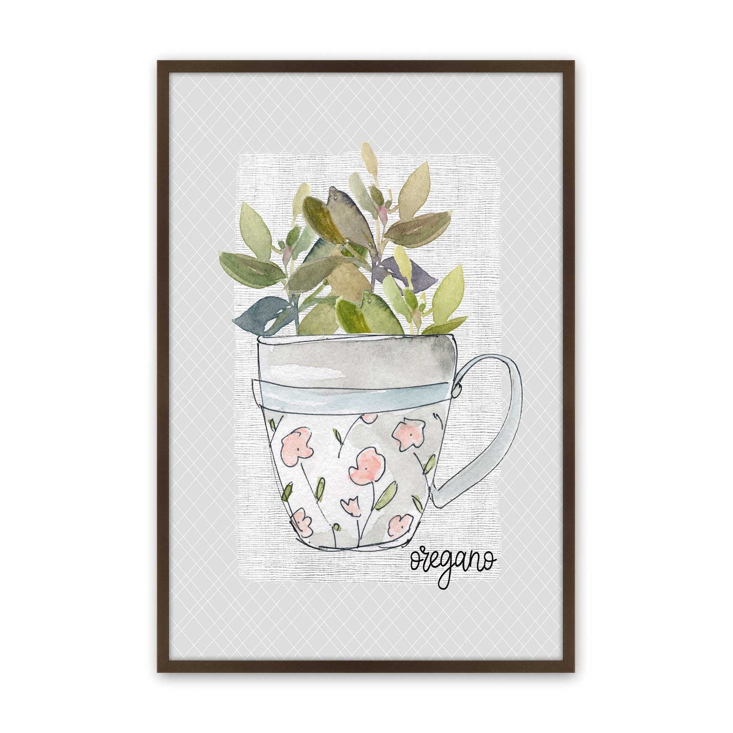 Happy Herbs Set of 4 At Prints
